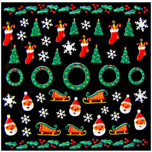 3-D Decals Christmas (XST02)