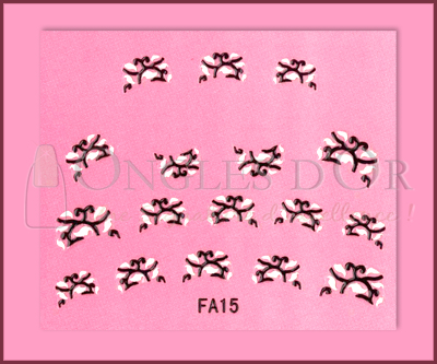 3-D Nail Sticker French Style Model FA15