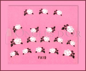 3-D Nail Sticker French Style Model FA19