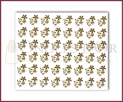 3-D Nail Sticker Gold (D3DT000O)