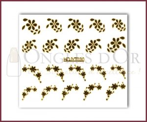 3-D Nail Sticker Gold (D3DT030O)
