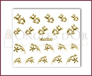 3-D Nail Sticker Gold (D3DT033O)