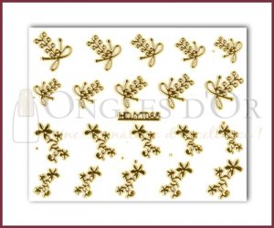 3-D Nail Sticker Gold (D3DT085O)