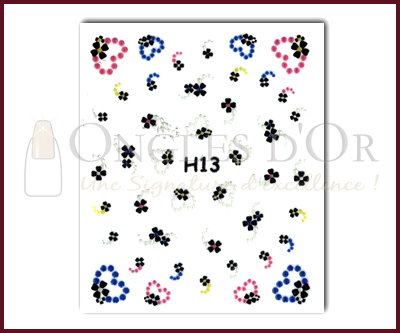 3-D Nail Sticker model H13