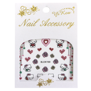 3-D Nail Sticker model Hello Kitty BLE970D