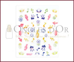 3-D Nail Sticker model MAC27