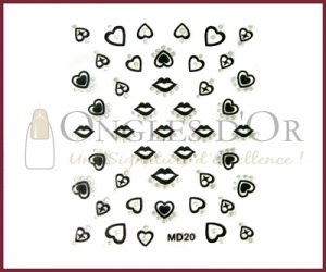 3-D Nail Sticker model MD20