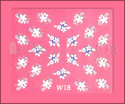 3-D Nail Sticker model W18