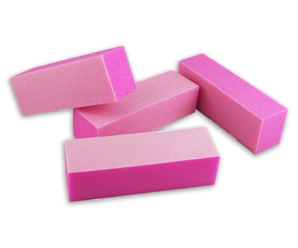 3 Sided Pink Buffer Block 100/180 (12 pcs)
