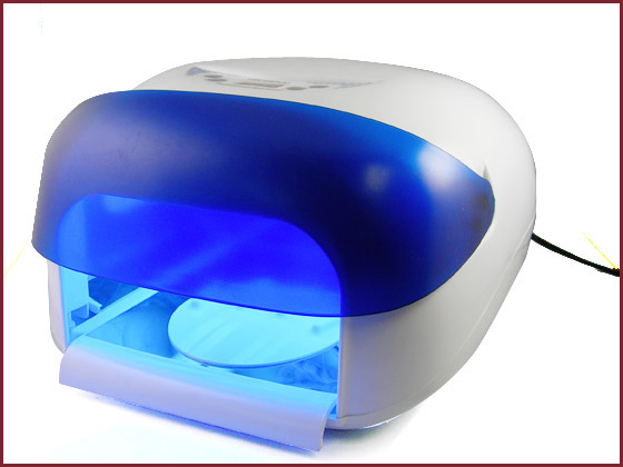 36 Watts Numeric UV Lamp with Fan – White and Blue 110 V