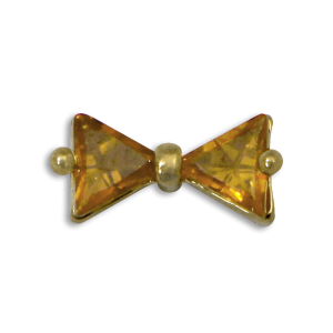 3D Nail Decoration - Bow #03 - Gold/Yellow