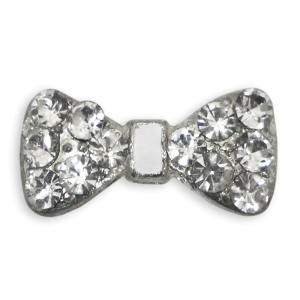 3D Nail Decoration - Bow #43 - White