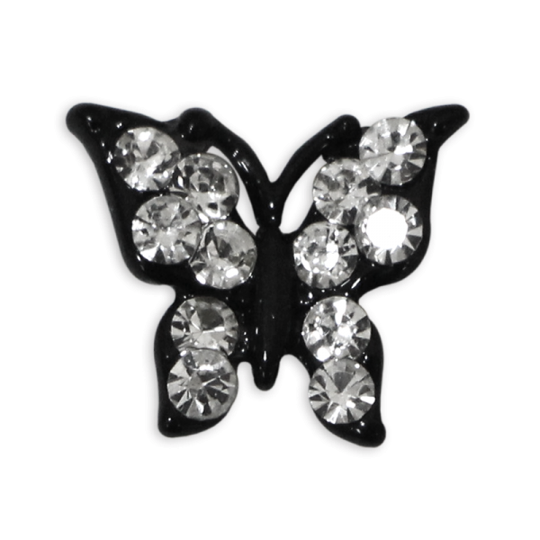 3D Nail Decoration – Butterfly #61 – Black