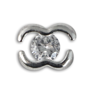 3D Nail Decoration - Chanel #01 - Clear