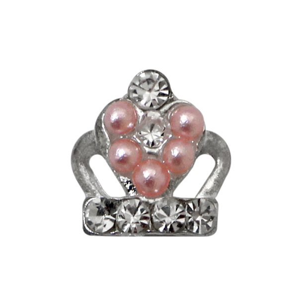 3D Nail Decoration - Crown #35 - Pink