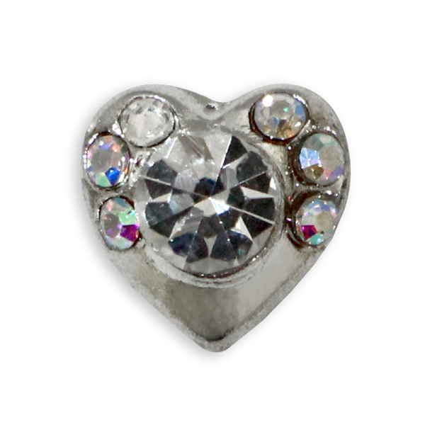 3D Nail Decoration – Heart #185 – Holographic