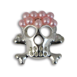 3D Nail Decoration - Skull #40 - Pink