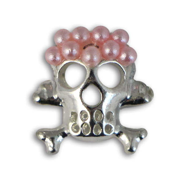 3D Nail Decoration – Skull #40 – Pink