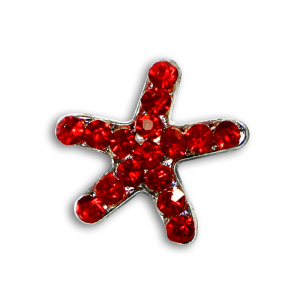 3D Nail Decoration - Star #186 - Red