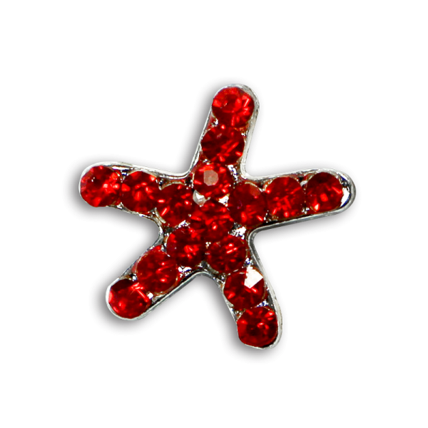 3D Nail Decoration – Star #186 – Red