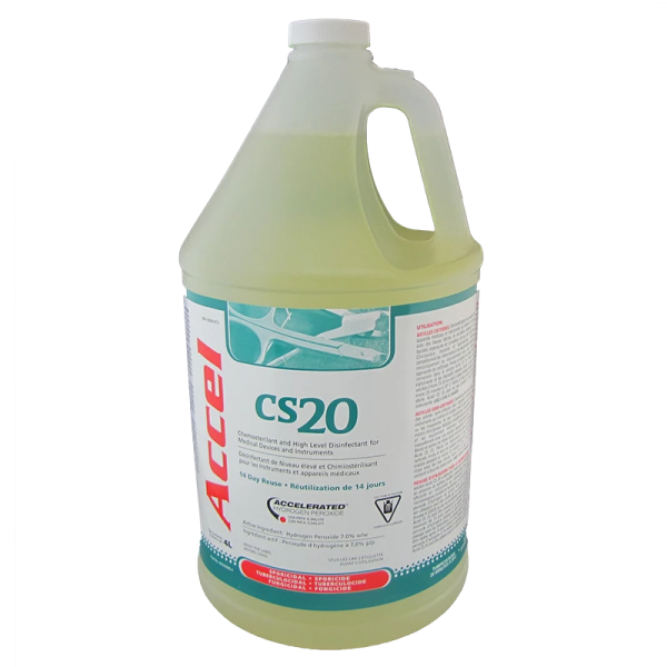 Accel CS20 Chimiosterilisant in 20 Minutes (4 Liters)