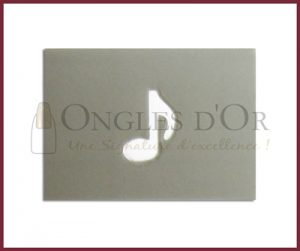 Adhesive Stencil 07 Single Musical Note (10 pcs) PA07
