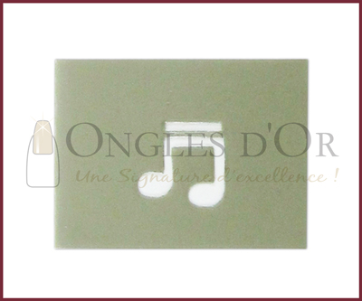 Adhesive Stencil 08 Double Musical Note (10 pcs) PA08