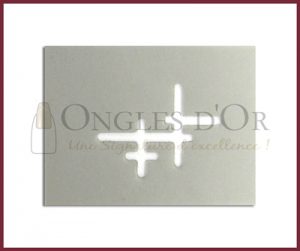 Adhesive Stencil 10 Criss Cross Lines (10 pcs) PA10