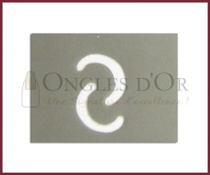 Adhesive Stencil 12 Double C (10 pcs) PA12