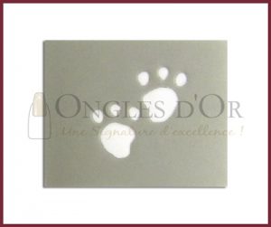 Adhesive Stencil 32 Bear Paws (10 pcs) PA32