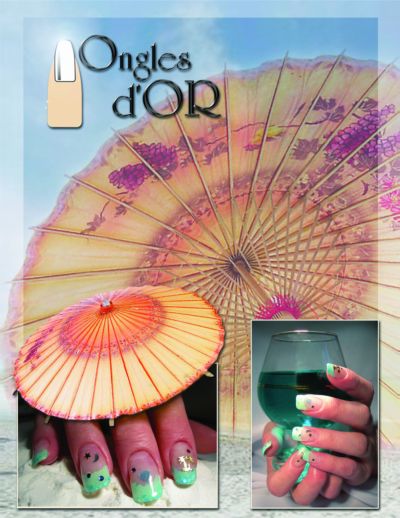 Affiche (poster) Ongles d'or (parasol)