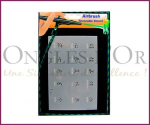 Airbrush Stencil model K21