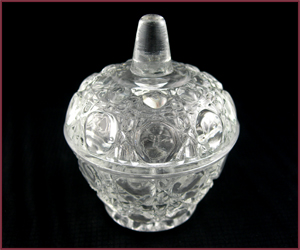 Apple Shaped Crystal Powder Container