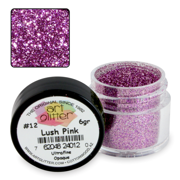 Art Glitter 12 Lush Pink 1/4 oz