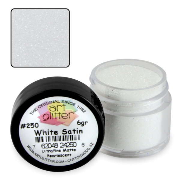 Art Glitter 250 White Satin 1/4 oz