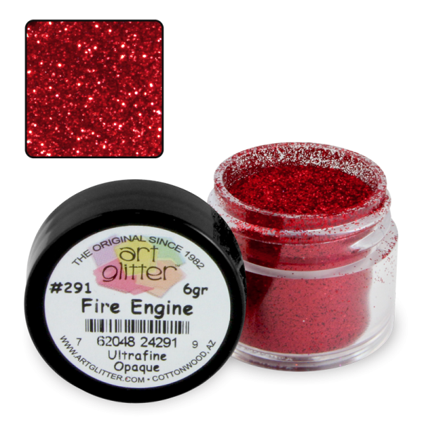 Art Glitter 291 Fire Engine 1/4 oz