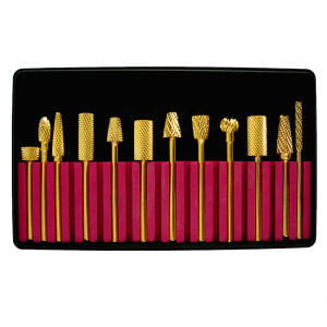 Bit kit - Carbide - Gold 3/32 (12 pcs)