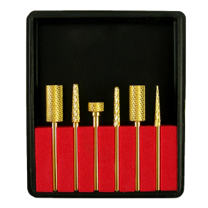 Bit kit - Carbide - Gold 3/32 (6 pcs)