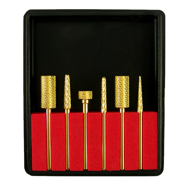 Bit kit - Carbide - Gold 3/32 (6 pcs)