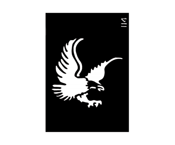 Body Stencil #114 (3" x 4") (Eagle)