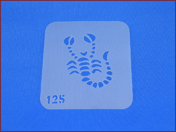 Body Stencil #125 (Scorpion)