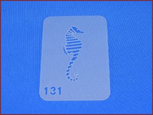 Body Stencil #131 (Seahorse)