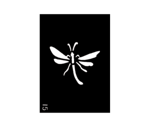 Body Stencil #15 (3" x 4") (Butterfly)