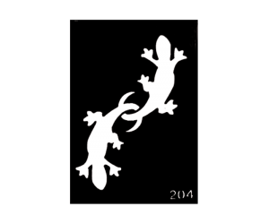 Body Stencil #204 (3" x 4") (Lizard)
