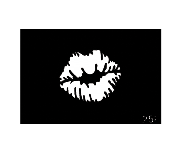 Body Stencil #258 (3" x 4") (Lips)