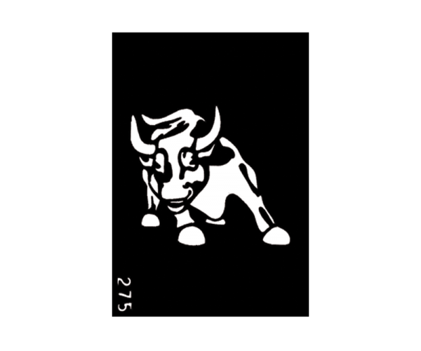 Body Stencil #275 (3" x 4") (Bull)