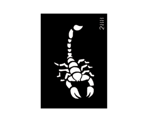 Body Stencil #288 (3" x 4") (Scorpion)