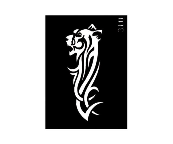 Body Stencil #310 (3" x 4") (Lion)