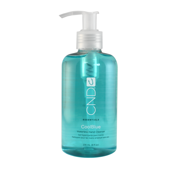 CND Cool Blue Hand Sanitiser 8oz (Non Sticky)