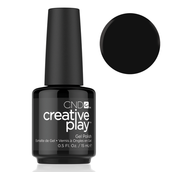 CND Creative Play Gel Polish #451 Black Forth 0.5oz